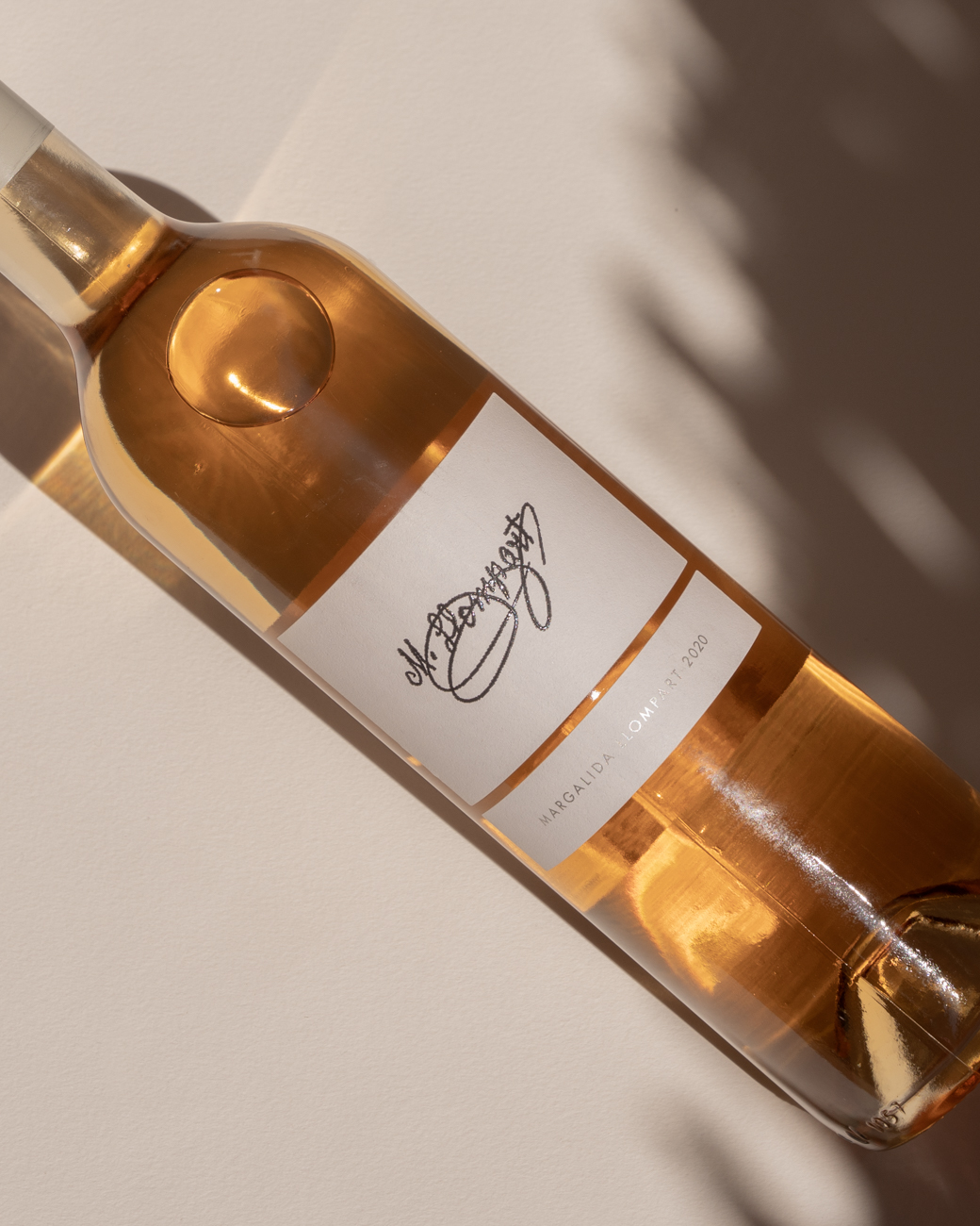 bottle of our rose wine from Mallorca